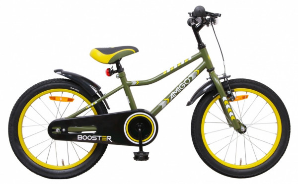 Booster 18 Zoll 26 cm Jungen Rücktrittbremse Grün