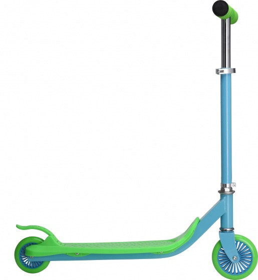 kinderstep Junior Fußbremse Grün/Blau