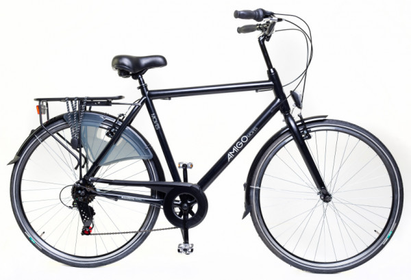 Moves 28 Zoll 56 cm Herren 6G Felgenbremse Mattschwarz