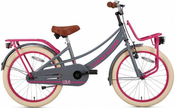 Lola 20 Zoll 31,75 cm Mädchen Rücktrittbremse Rosa/Grau