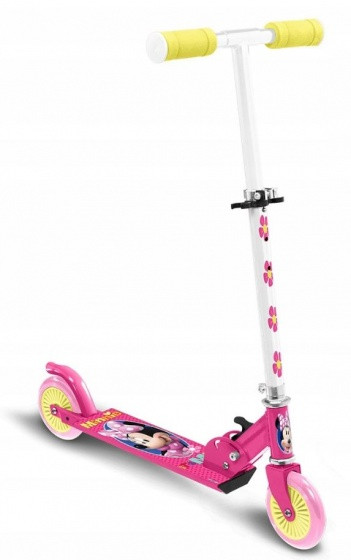 Kinderstep Minnie Mouse Mädchen Fußbremse Rosa/Weiß