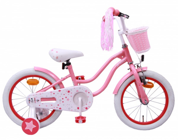 Superstar 16 Zoll 22 cm Mädchen Rücktrittbremse Rosa