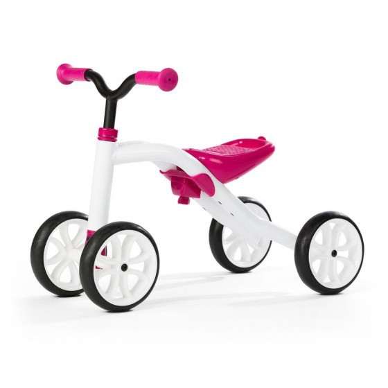 Quadie loopfiets Junior Weiß/Rosa