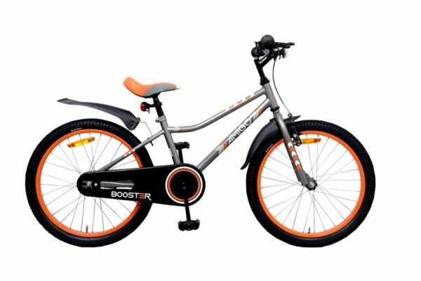 Booster 20 Zoll 28 cm Jungen Rücktrittbremse Grau