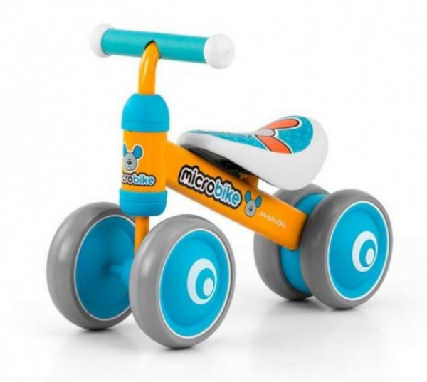 Loopfiets Micro muis Junior Orange/Hellblau
