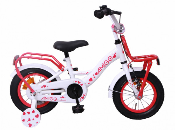 Sweetheart 12 Zoll 21 cm Mädchen Rücktrittbremse Weiß