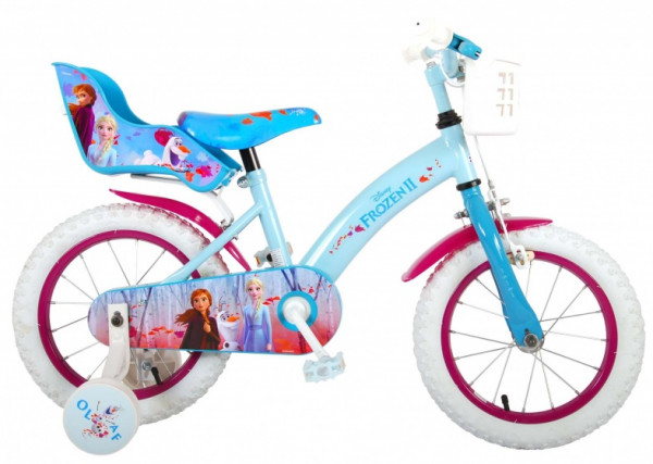 Frozen 2 14 Zoll 23,5 cm Mädchen Rücktrittbremse Blau