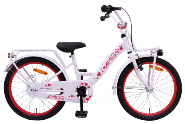 Sweetheart 20 Zoll 29 cm Mädchen Rücktrittbremse Weiß