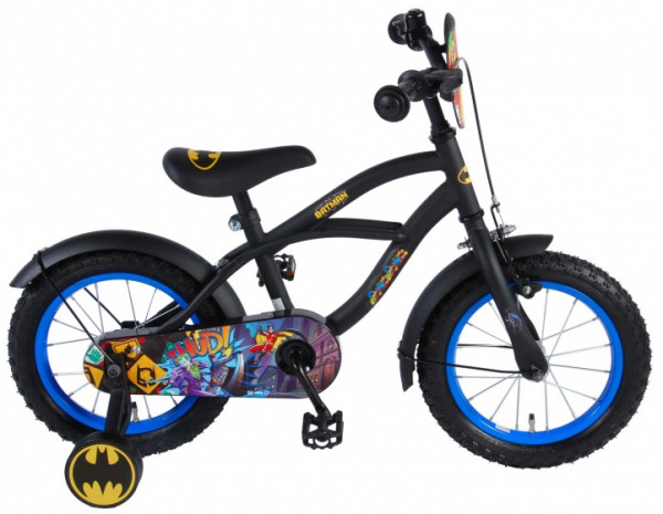 Batman 14 Zoll 23,5 cm Jungen Rücktrittbremse Schwarz