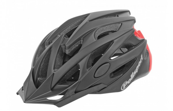 fahrradhelm Twig unisex 58/61 cm easy-lock schwarz/rot