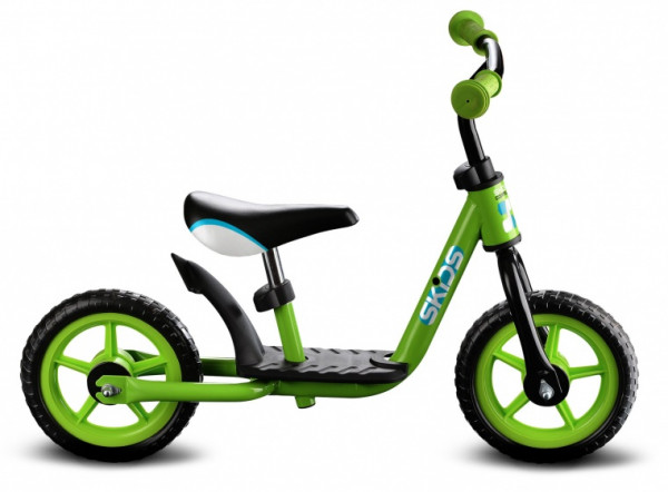 loopfiets 10 Zoll Junior Grün/Schwarz