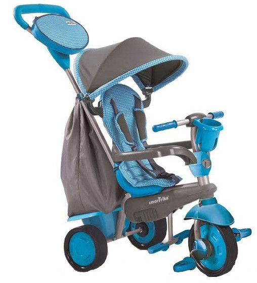 4-in-1-driewieler Swing DLX Junior Grau/Blau