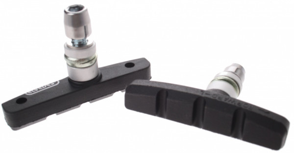 V-Bremsklötze Brems 60 x 14 mm schwarz 2 Stück